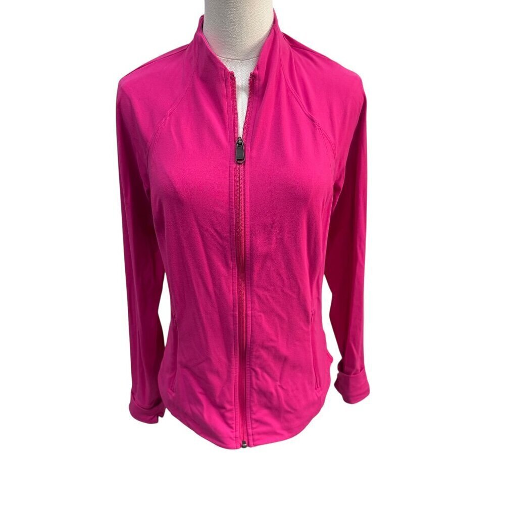 EUC Athleta Full Zip Jacket Pink Size M